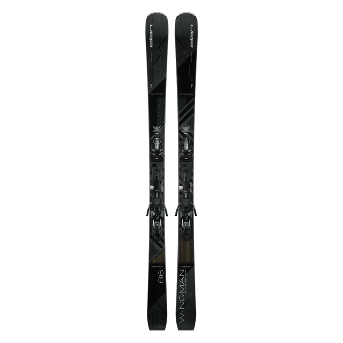 Elan Wingman 86 Black Edition W/EMX 12 Bindings Skis - 2025