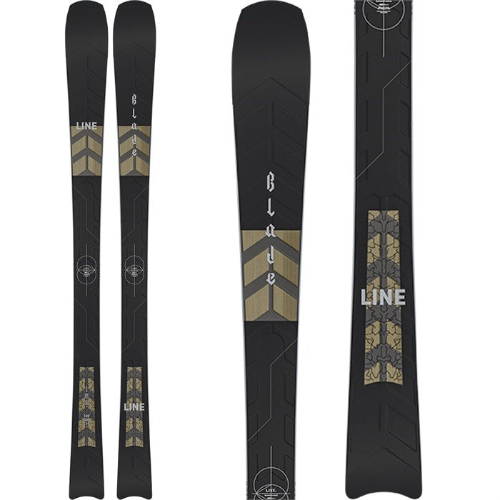 Line Blade W Women's Skis 2021 - Topsheet, base, & side profile